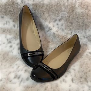 Naturalizer Black Ballet Flats 10M